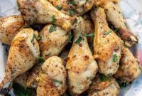 Extra Crispy Oven Baked Chicken Drumsticks
