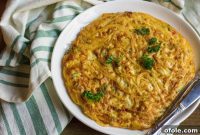 Golden Spaghetti Frittata