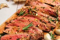 Golden Crust Skillet Flank Steak