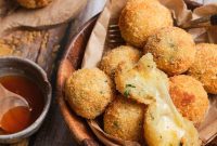 Golden Crispy Potato Cheese Bites