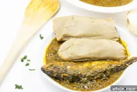 Savory Kwacoco and Palm Nut Soup