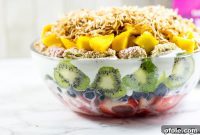 Vibrant Seven Layer Fruit Stack