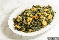 Vibrant African Spinach Stew with Chicken and Shrimp