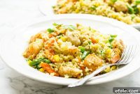 African Fusion Chicken & Shrimp Fried Rice