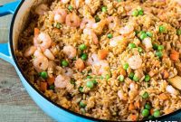 Vibrant Jollof with Succulent Shrimp