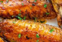 Golden Baked Turkey Wings