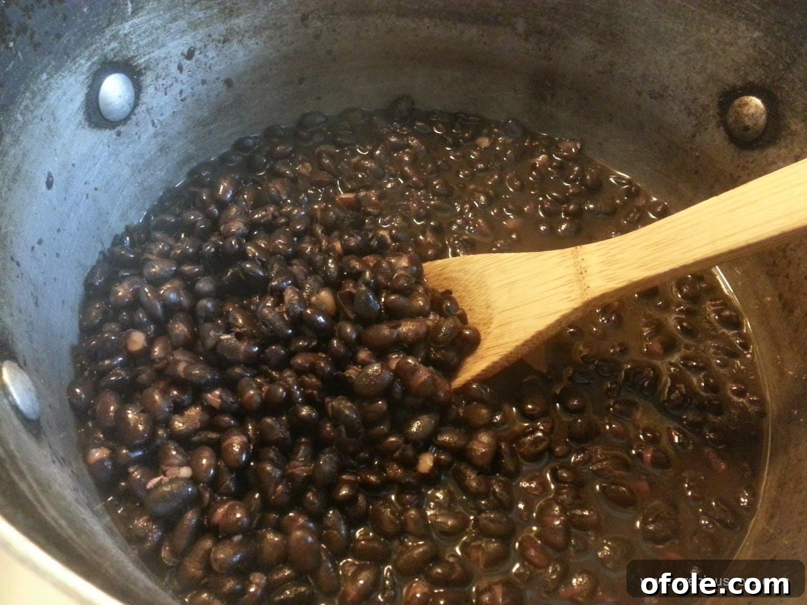 Soft, perfectly boiled beans for Corn Chaff