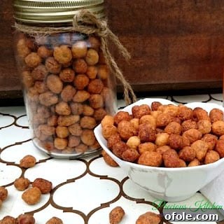 Ingredients laid out for making Peanut Burger Snack