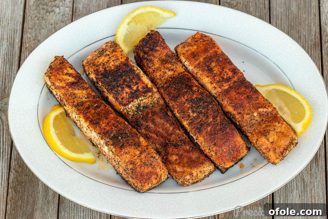 Pan-Seared Golden Salmon 6 Landscape picture of salmon