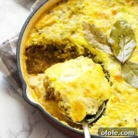 Discover Africa: 20 Irresistible Dinner Recipes 19 South African Bobotie, a hearty curried meat dish with a creamy topping, an excellent African dinner.