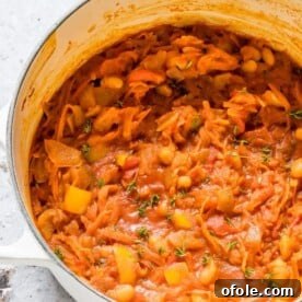 Discover Africa: 20 Irresistible Dinner Recipes 25 A pot of delicious Chakalaka, a South African vegetable relish, perfect for an African dinner.