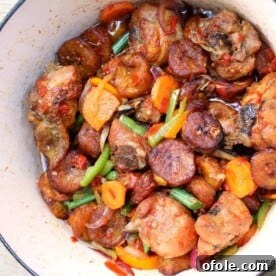 Discover Africa: 20 Irresistible Dinner Recipes 8 A serving of Poulet DG, a Central African chicken and plantain dinner.