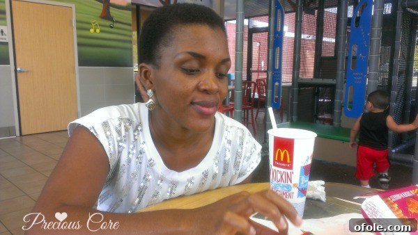 Natural hair big chop transformation Woman after a radical big chop, very short natural hair