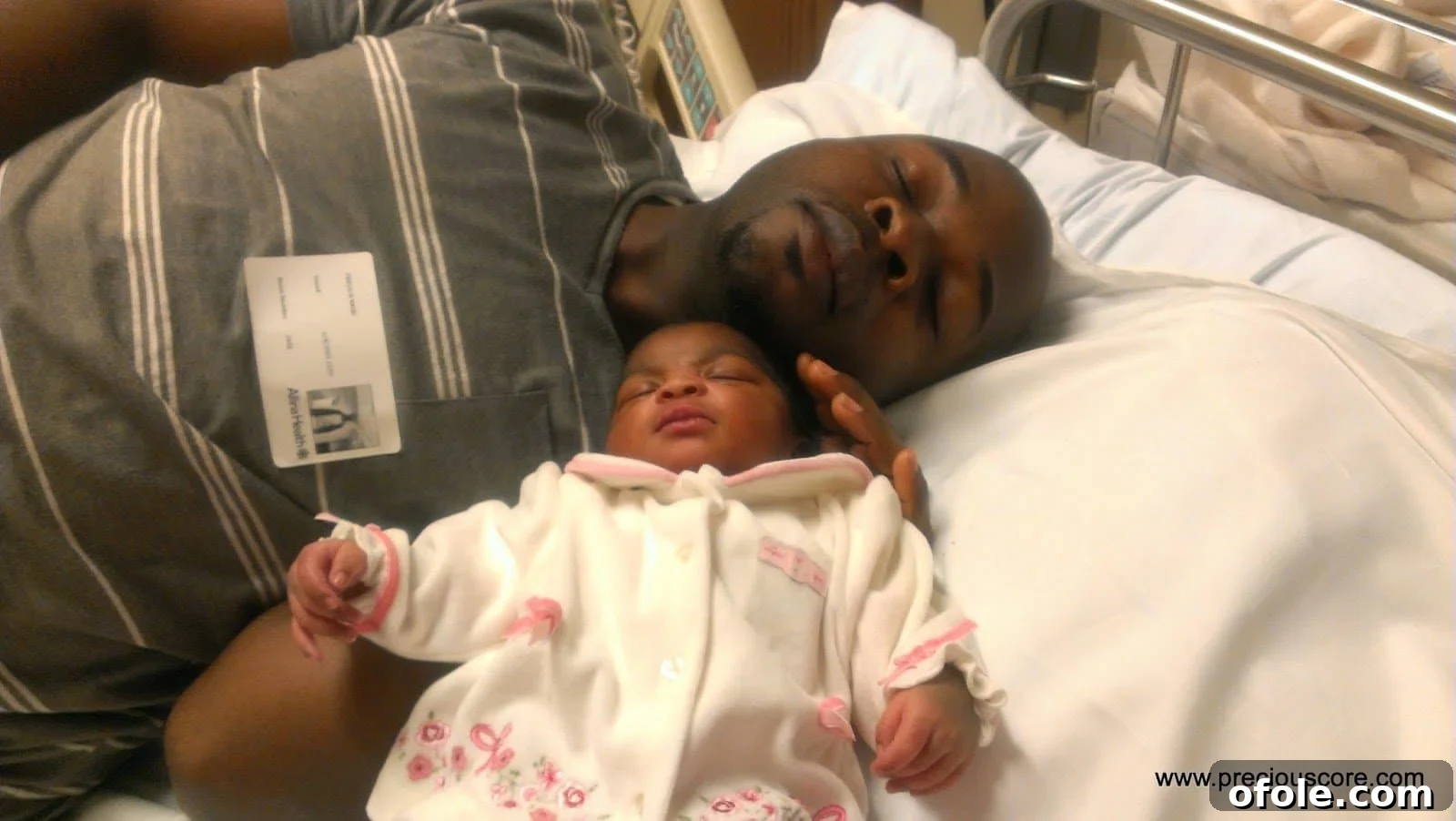 My Third American Birth Story 6 Father cutting umbilical cord of newborn