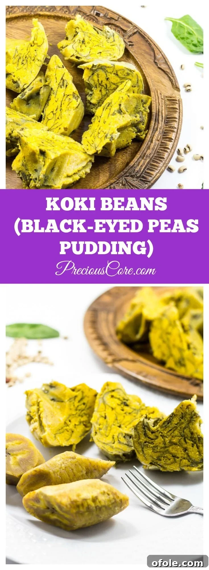 Koki beans (blackeyed peas pudding) - Precious Core, a must-try Cameroonian dish