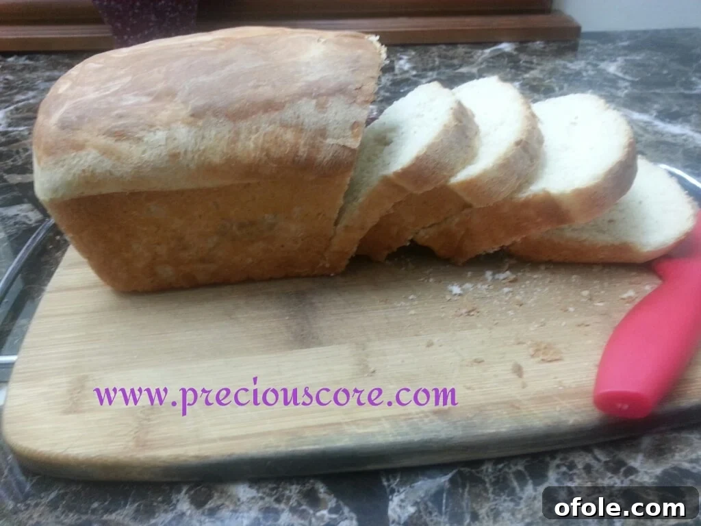 Irresistible Softness: Homemade Kumba Bread Close-up of a Kumba Bread loaf, showcasing its soft texture