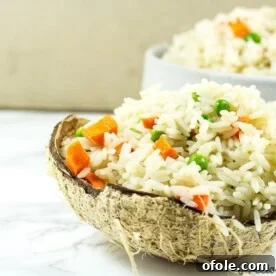 Easy Coconut Rice - How to make coconut rice side dish