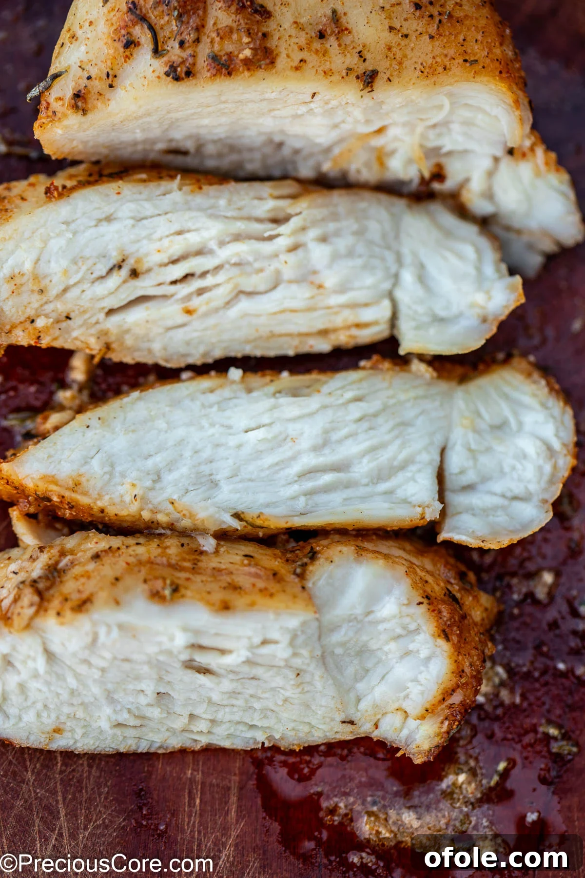 Silenced Poultry Filets 3 Juicy sliced thin chicken breasts.