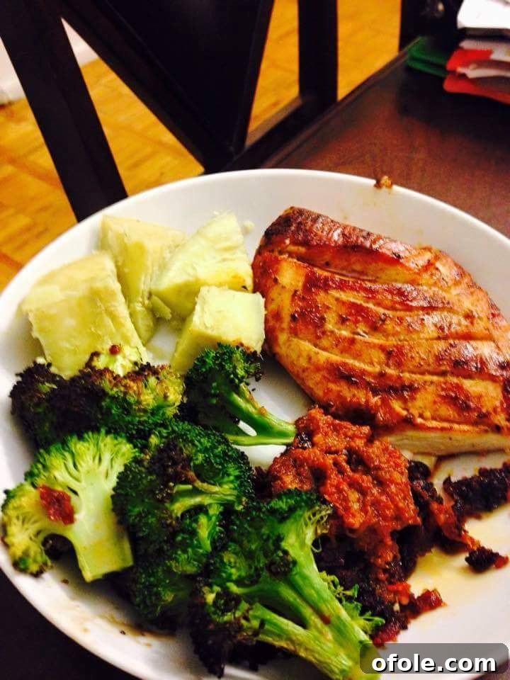Nora G. Wokia's healthy meal example