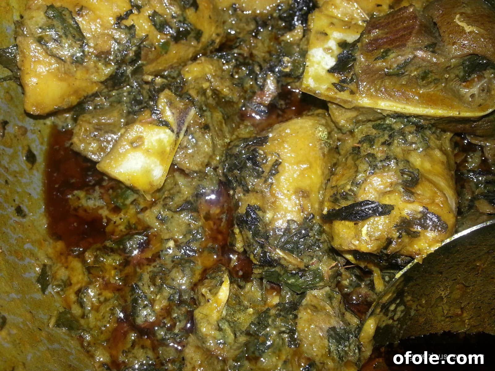 A Taste of Cameroon: Born House Plantain Recipe 14 Born House Planti with Visible Palm Oil