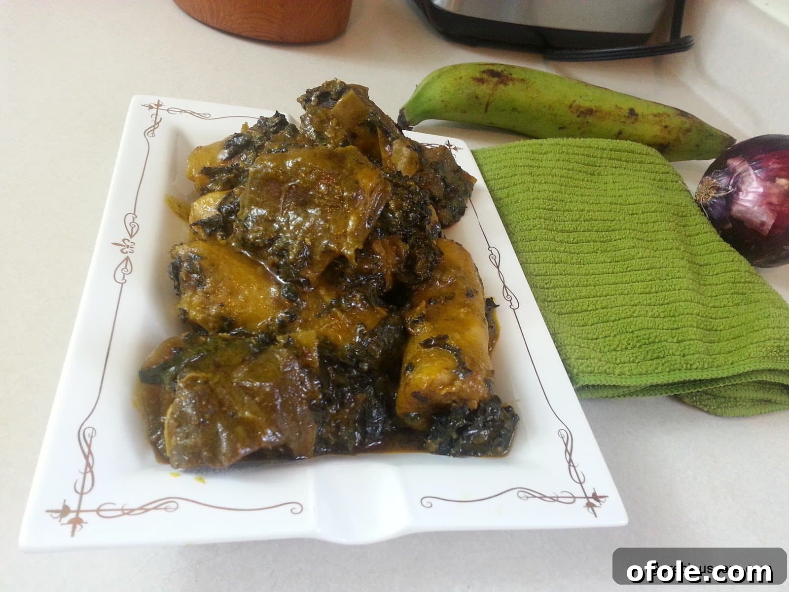 A Taste of Cameroon: Born House Plantain Recipe 4 Cameroonian Born House Planti Dish 3