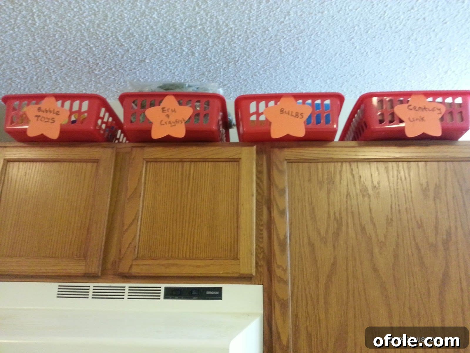 My Kitchen Reimagined 3 Organized baskets on shelves