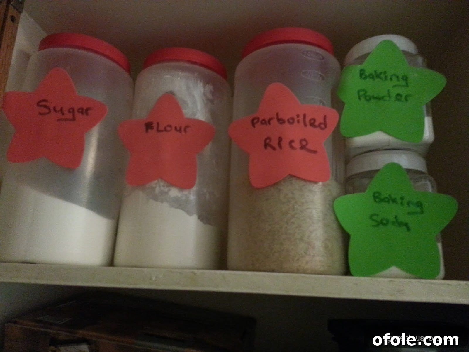 My Kitchen Reimagined 4 Canisters for baking goods and rice