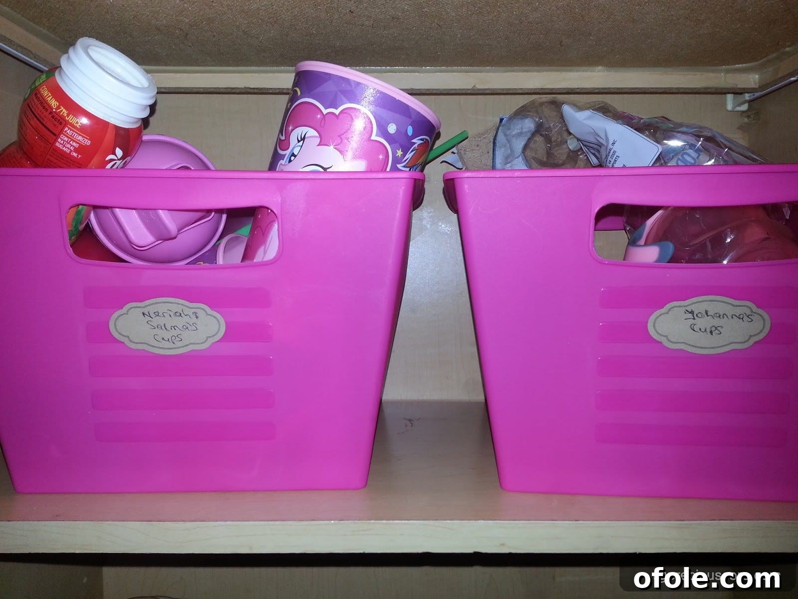 My Kitchen Reimagined 7 Kid-friendly drink station with cups and straws