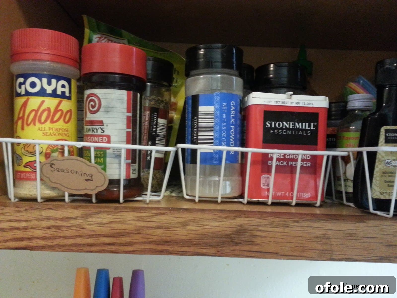 My Kitchen Reimagined 9 Organized spice drawer with dividers