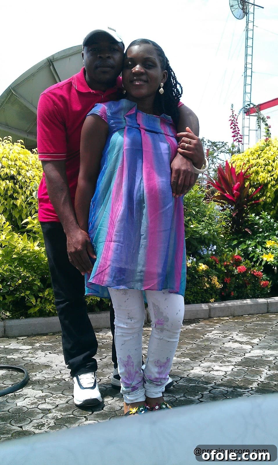 My Challenging Journey to Motherhood 4 Pregnant woman enjoying a trip to Douala