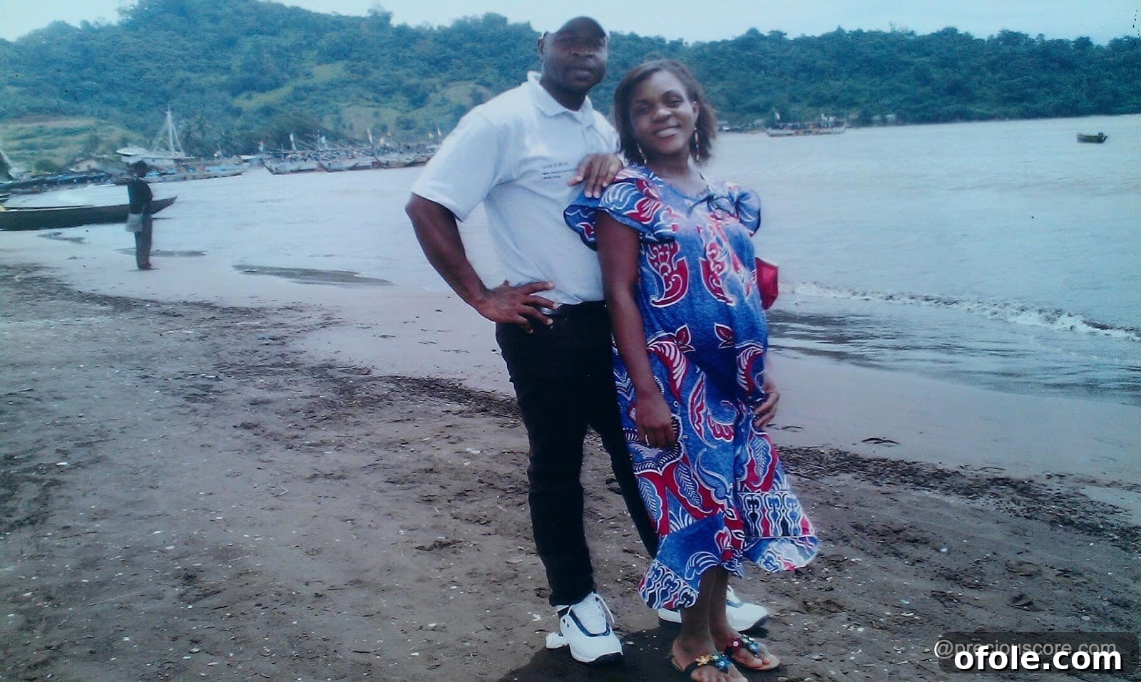 My Challenging Journey to Motherhood 5 Pregnant woman relaxing at Down Beach, Limbe