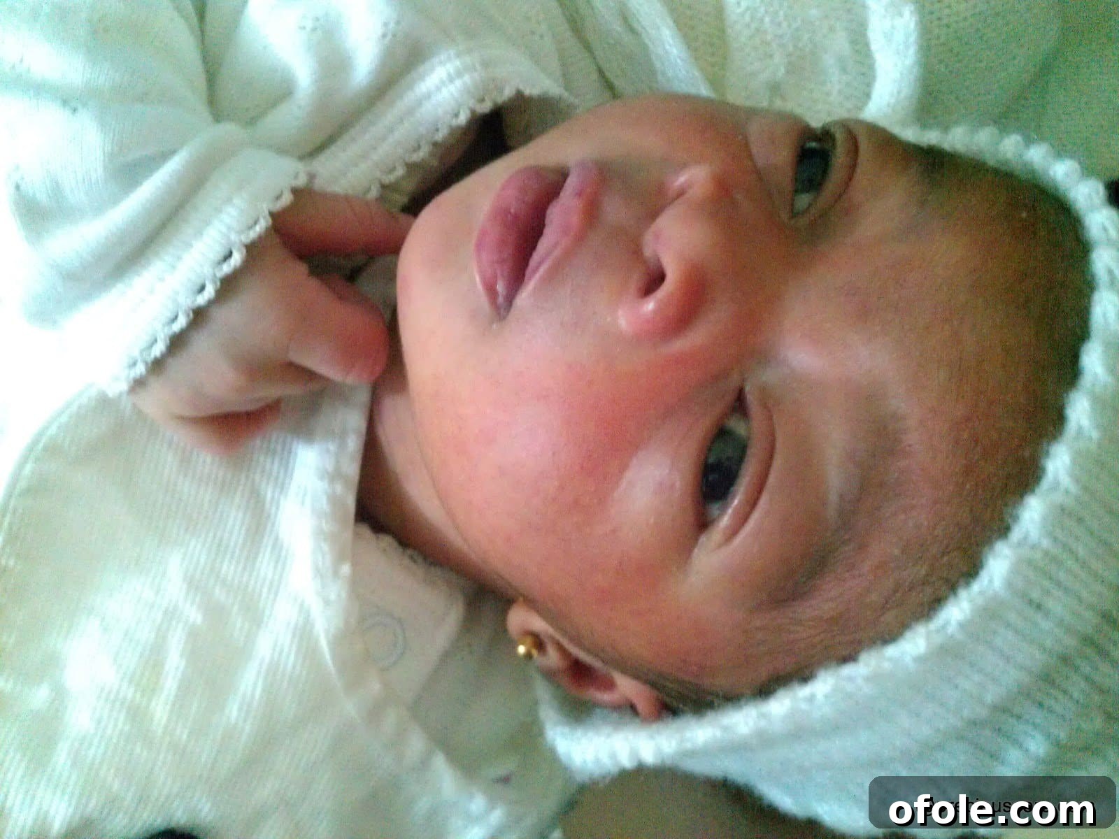 My Challenging Journey to Motherhood 6 Newborn baby Salma wrapped in a blanket