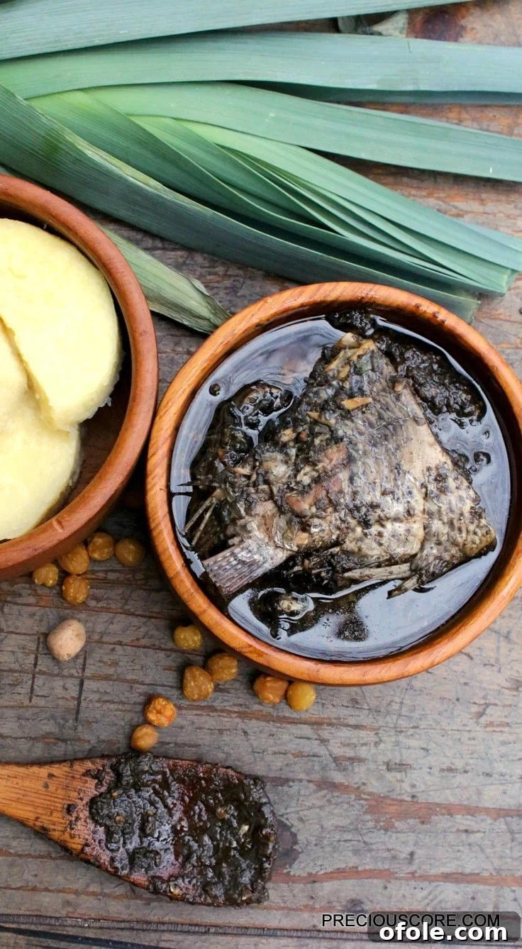 Mbongo Tchobi - A Traditional Cameroonian Black Fish Stew