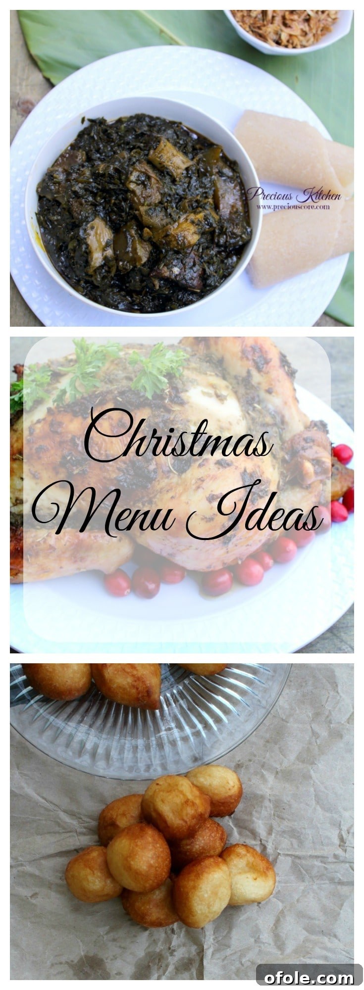 Yuletide Culinary Journeys 2 Christmas menu