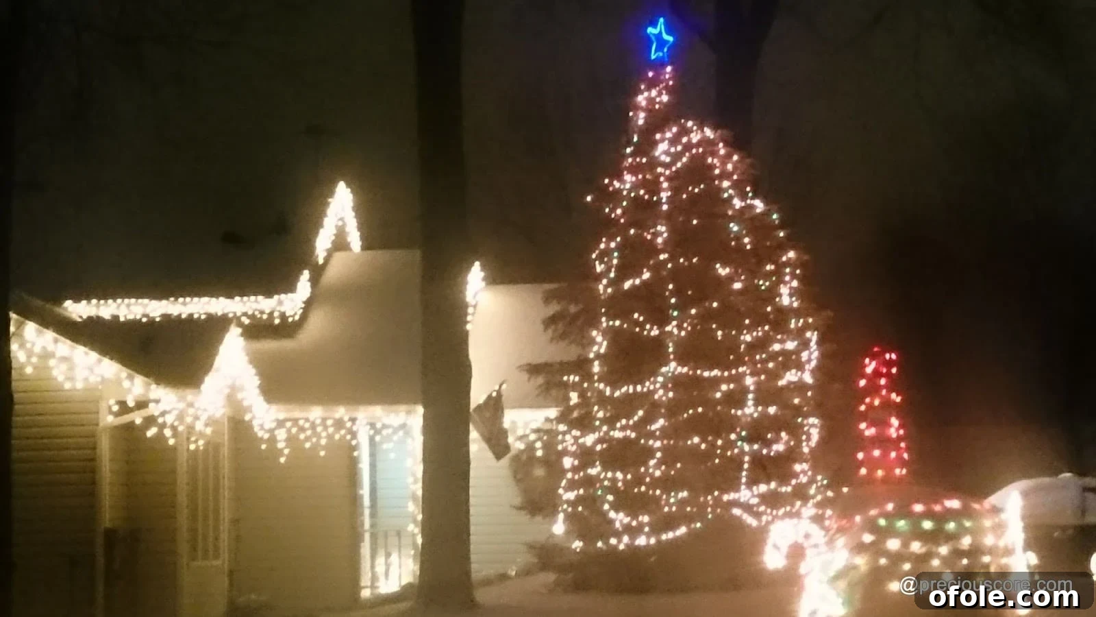 Christmas Lights and Holiday Sparkle 13 Festive illuminated archway or tunnel of lights