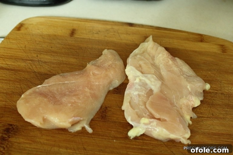 Fresh Chicken Breasts for Stir Fry