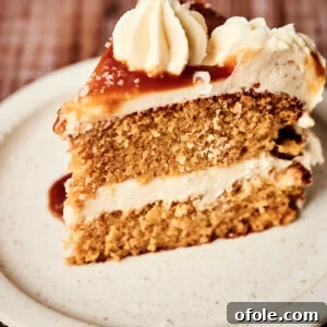 Salted Caramel Dream Cake 17 A tantalizing slice of salted caramel cake, ready to be enjoyed.