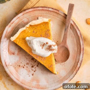 Creamy Pumpkin Pie Without Evaporated Milk 19 Square image of Pumpkin Pie.
