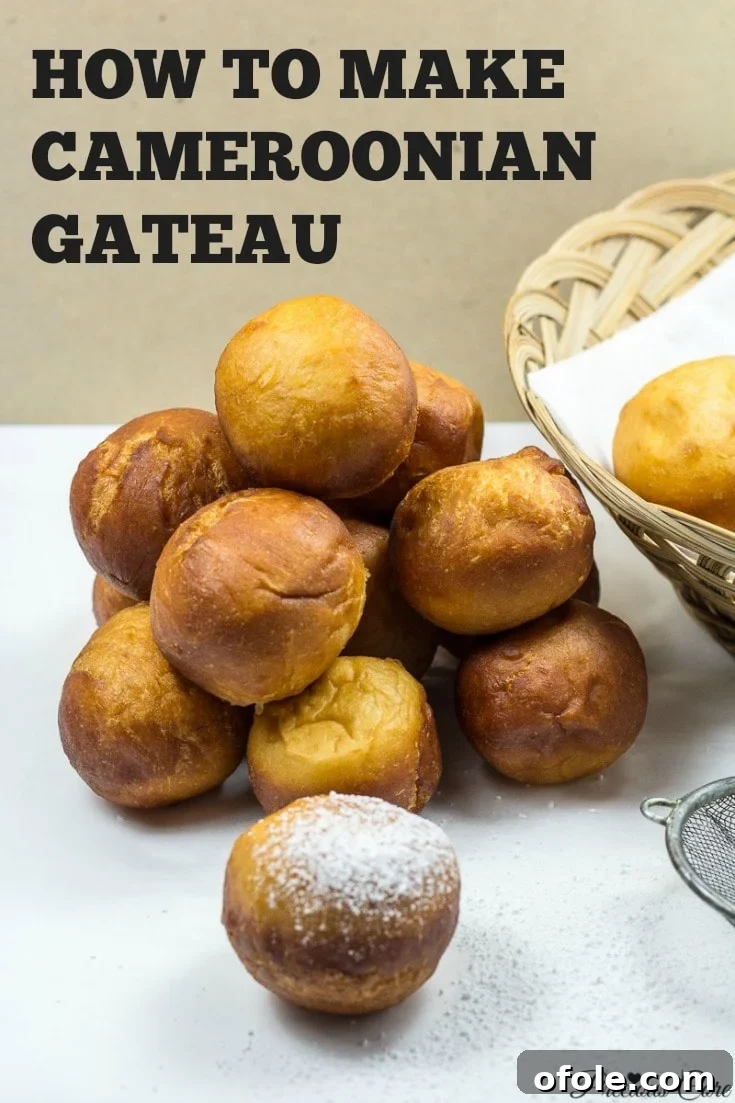 Detailed shot of Cameroon gateau recipe preparation