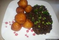 Golden Puffs and Savory Beans