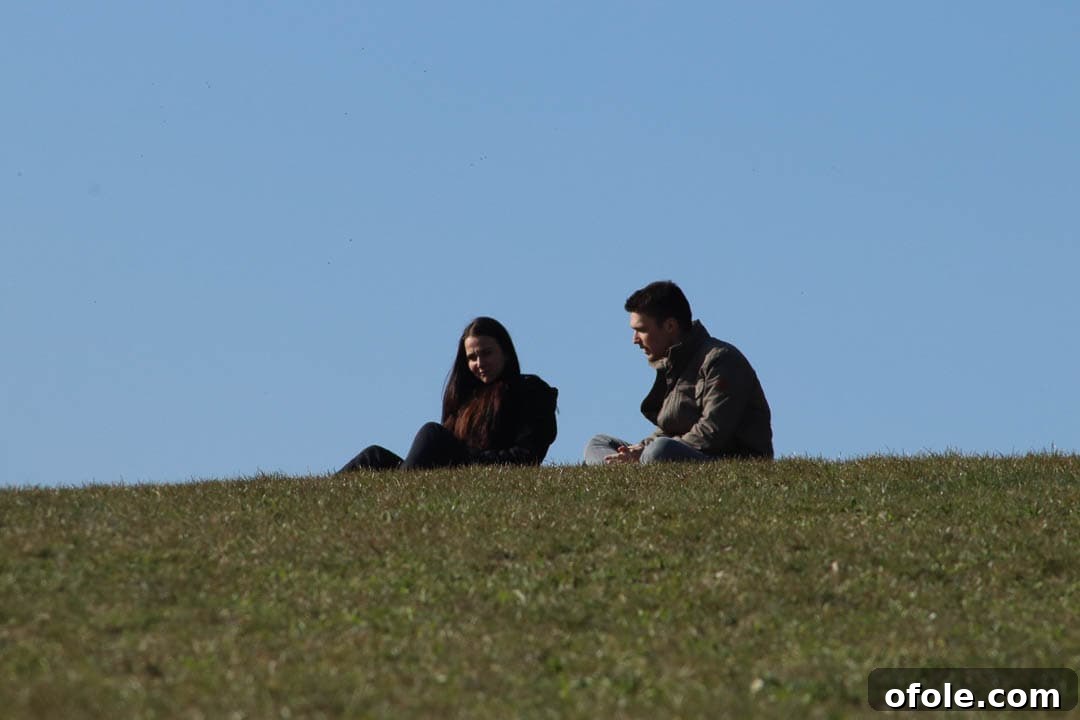 Masterful Lines to Impress Women 4 Man sitting on grass with woman, sharing a laugh in a relaxed outdoor setting
