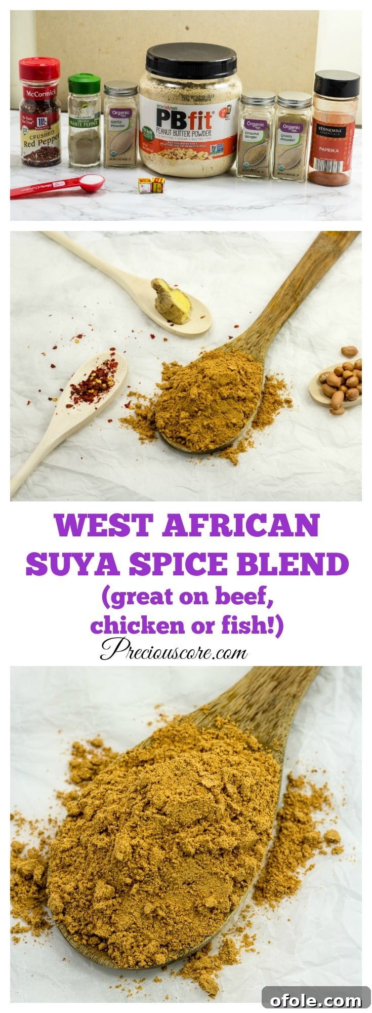 A bowl of rich, brown suya/soya spice blend, ready to elevate any dish.