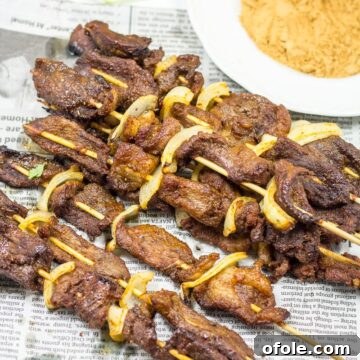Cameroonian Soya West African kebabs - Beef Suya