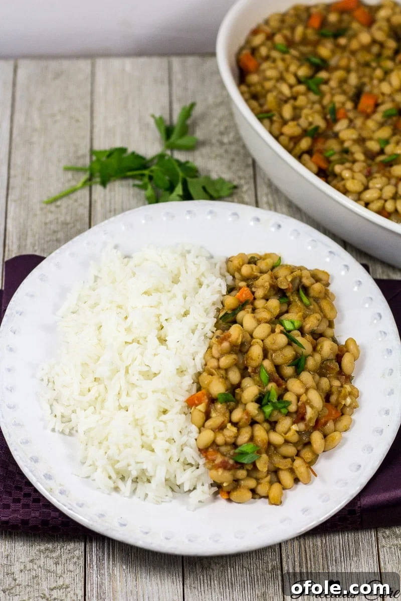 Wholesome White Bean Pot 6 rice and beans
