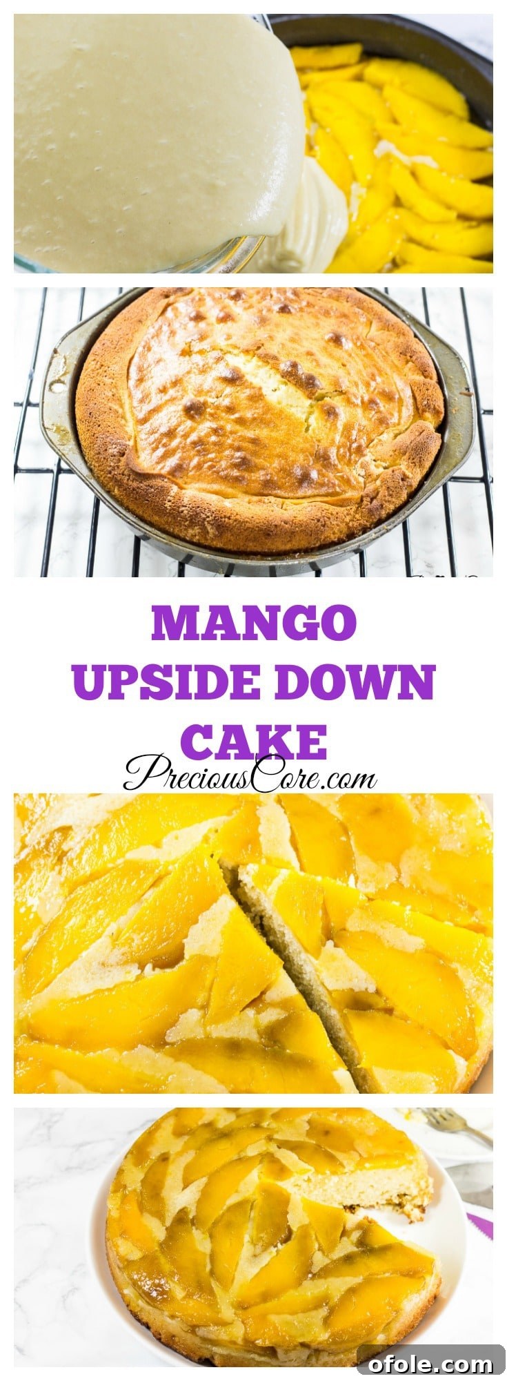 Caramelized Mango Flip-Over Cake 11 Upside Down Mango Cake Best Recipe