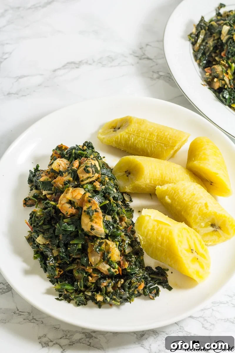 Vibrant African Spinach Stew with Chicken and Shrimp 2 Vibrant African Spinach Stew with Chicken and Shrimp