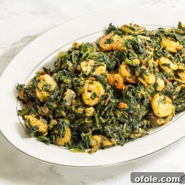 Cameroon spinach stew
