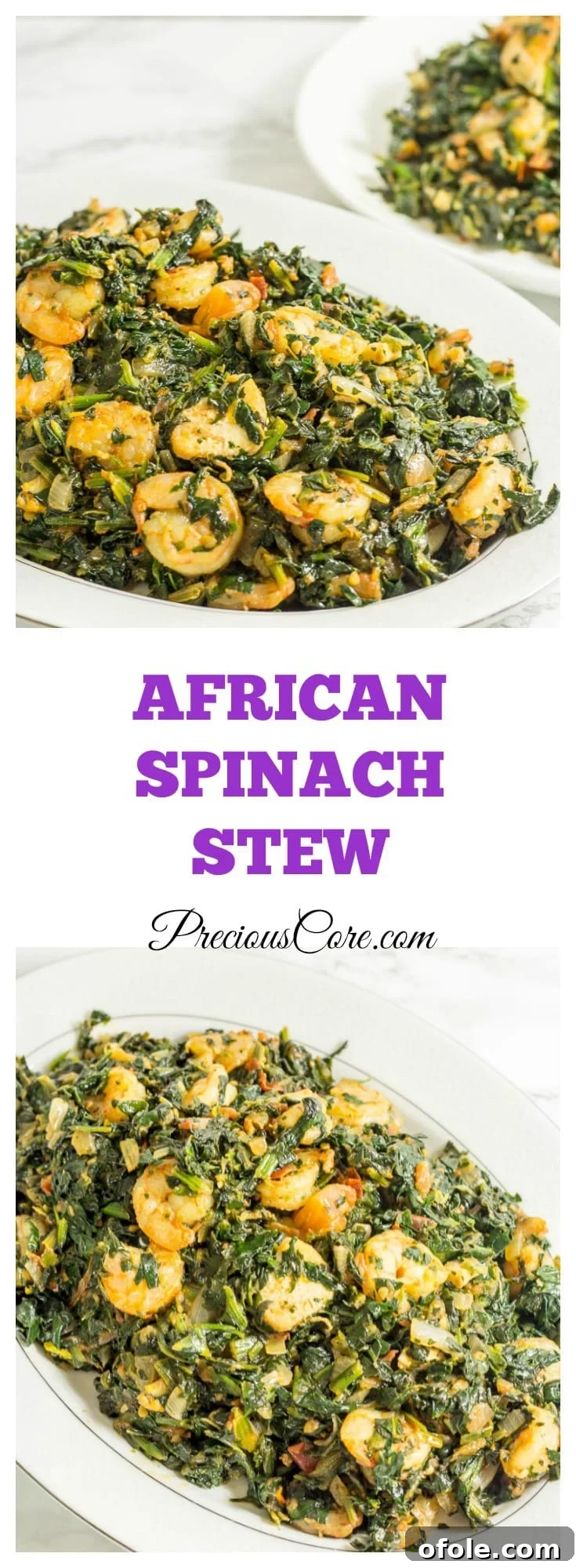 Vibrant African Spinach Stew with Chicken and Shrimp 6 Delicious and Healthy Spinach Stew Recipe - Precious Core