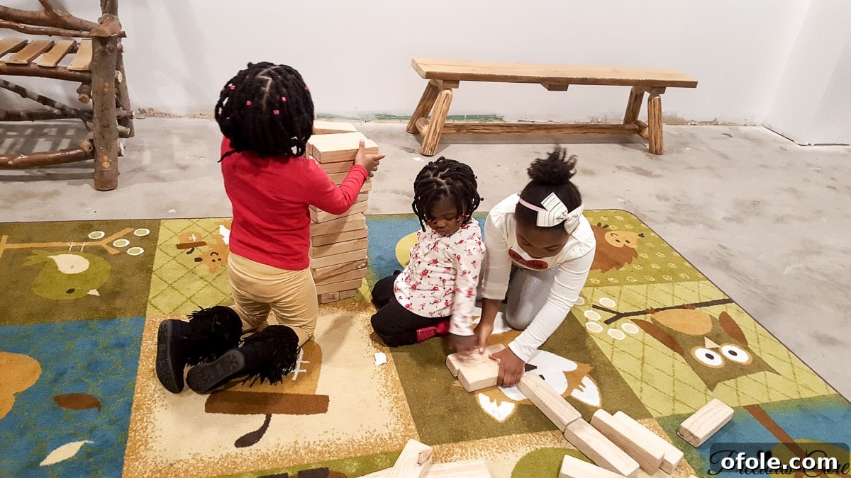The First Chapter Of Our Homeschool Story 5 Children engaged in creative play at the museum, a favorite homeschooling field trip destination