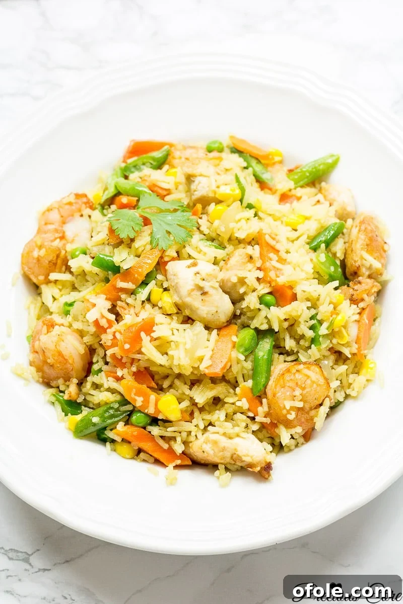 African Fusion Chicken & Shrimp Fried Rice 4 Nigerian fried rice